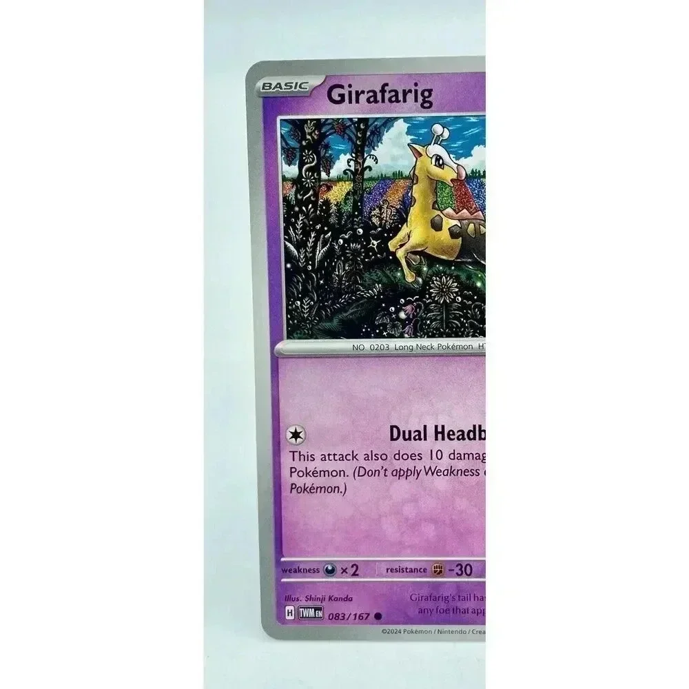Girafarig 083/167 S&V:‎ Twilight Masquerade Non-Holo Pokémon TCG Mint Unplayed